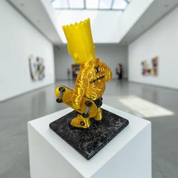 Orima Pop Art - BART Simpson Skateboard Urban Style « LV »