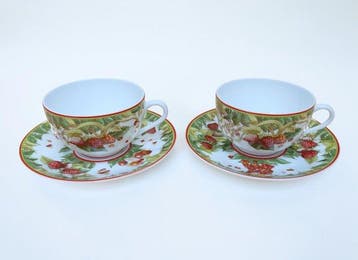 Hermès - Hermès - Set theekopjes (4) - Le Jardin de
