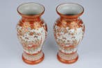 Paar hoogwaardige Kutani-vazen - Porselein - Japan - Meiji