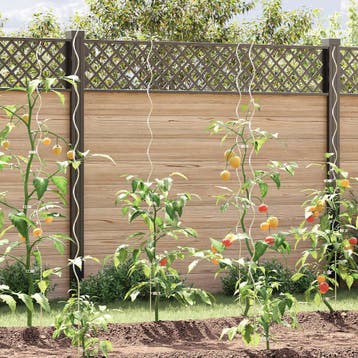 vidaXL Plantenstok spiraal 170 cm gegalvaniseerd staal 5 st, Verzenden, Nieuw