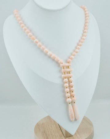Corail - Argent, Plaqué or - Collier - CORALLO ROSA
