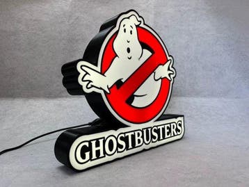 Ghostbusters lightbox - Ghostbusters neon sign -