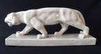 Statue, Art Deco Prowling Panther - 690 mm - Céramique
