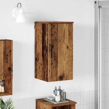 vidaXL Badkamerkast Oud Hout 30 x 31,5 x 61 cm Bewerkt hout, Verzenden, Nieuw