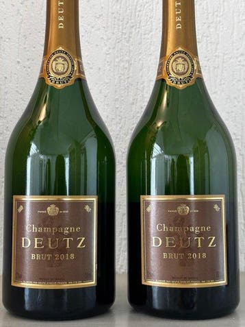 2018 Deutz - Champagne Brut - 2 Fles (0,75 liter), Nieuw