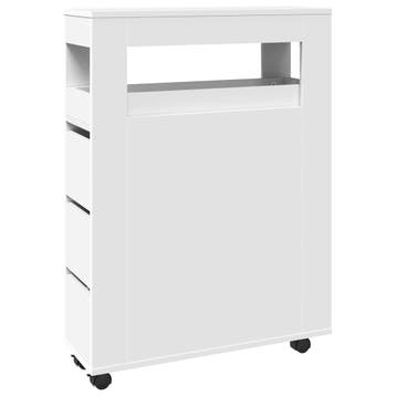 Smalle badkamerkast op wielen - Tweede kansje, OP = OP!, (Half)hoge kast, Gebruikt, Verzenden, 50 tot 100 cm