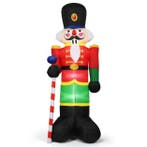 2dekans | Coast Opblaasbare Kerstmis Notenkraker - 3 Led, Ophalen of Verzenden, Nieuw