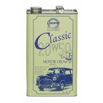 Comma Classic Motor olie 20W50 5 Liter (SALE), Verzenden