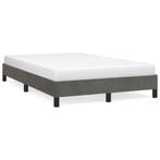 Bedframe 120x200 grijs fluweel | Tweede kansje | OP = OP, Verzenden, Zo goed als nieuw, Twijfelaar, 120 cm