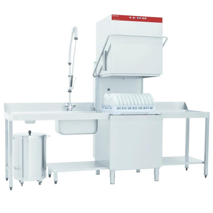 Horeca vaat/pottenwasser doorschuif met inlooptafel,, Articles professionnels, Horeca | Équipement de cuisine, Envoi