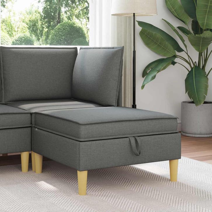 vidaXL Sofa met opslag Stof, Huis en Inrichting, Zetels | Zetels, Nieuw, Verzenden