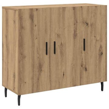 Buffet bas chene 90 cm - Seconde chance pour un interieur..., Verzenden, Modern