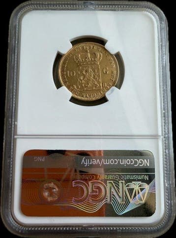 Pays-Bas. Willem I. 10 Gulden 1825 Brussels, Postzegels en Munten, Munten | Nederland