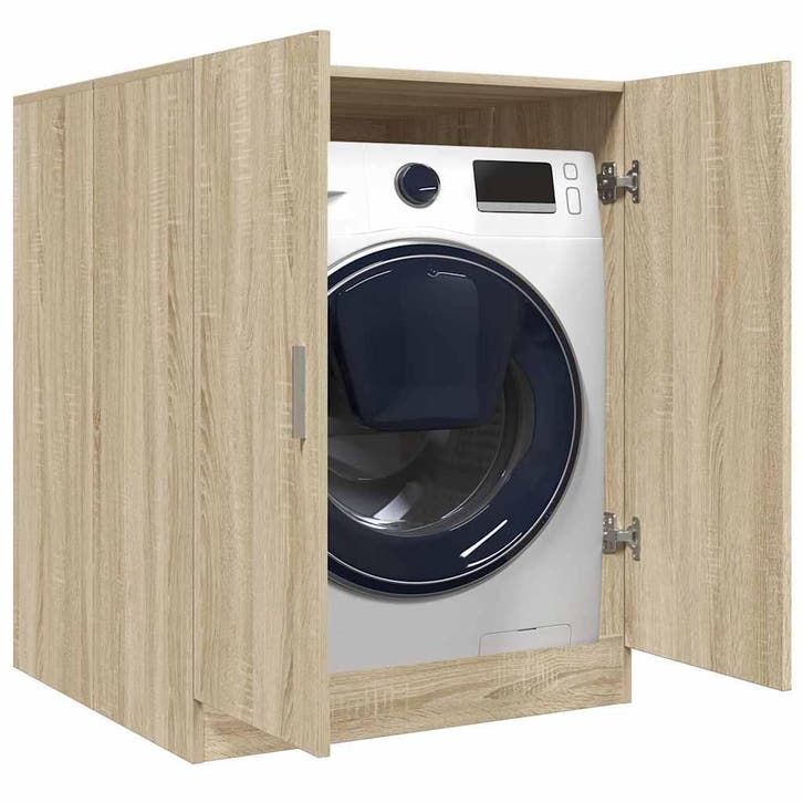 vidaXL Wasmachinekast 70,5x71,5x91,5 cm sonoma eikenkleurig, Elektronische apparatuur, Wasmachines, Nieuw, Verzenden