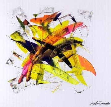 Parscha Mirghawameddin (1979) - Abstrackt No 3787
