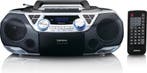 Draagbare radio - Boombox - CD Speler - Zilver - Lenco - SCD, Verzenden, Nieuw