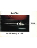1990 SAAB 900 INSTRUCTIEBOEKJE NEDERLANDS, Ophalen of Verzenden
