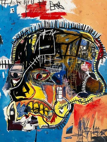 Jean-Michel Basquiat - Untitled (Skull), 1981