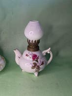 Art Deco - Lampe à huile (3) - Porcelaine - Ensemble unique