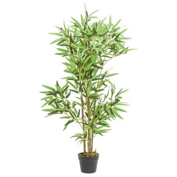 vidaXL Kunstplant bamboe 552 bladeren 120 cm groen, Verzenden, Nieuw