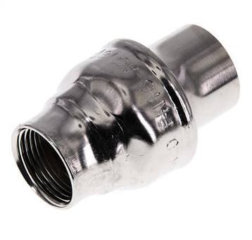 G3/4 RVS 316 Terugslagklep PTFE 0.03-16bar (0.44-232psi), Verzenden
