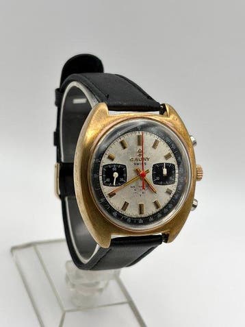 Cauny - Prima Vintage Panda Chronograph - Zonder