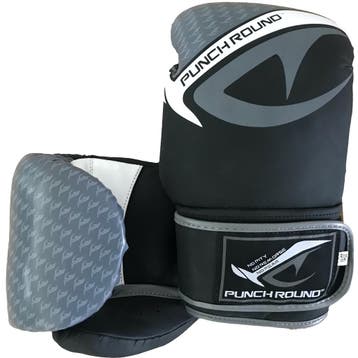 PunchR™ Punch Round NoFear Bokshandschoenen Zwart Grijs, Verzenden