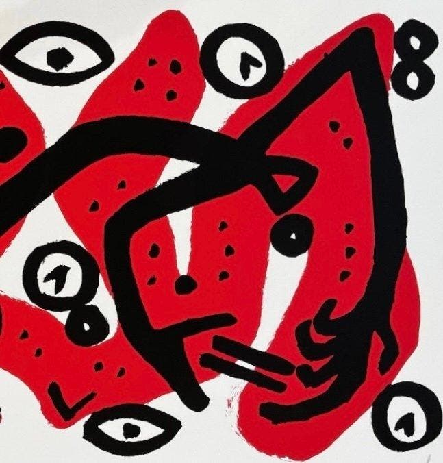 A.R. Penck (1939–2017) - Perry Rhodan 3, Antiquités & Art, Antiquités | Autres Antiquités