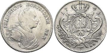 2/3 taler, daalder 1741 Brandenburg-Preussen Pruisen Frie..., Verzenden, België