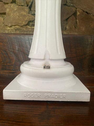 Roger Pradier - Lampadaire colonne - Aluminium