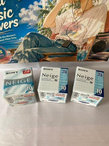 Sony Sneeuw 74 min MiniDisc Aantal items: 30, Nieuw