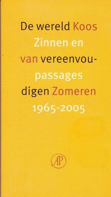 De wereld vereenvoudigen 9789029562638 K. van Zomeren, Verzenden, Gelezen, K. van Zomeren