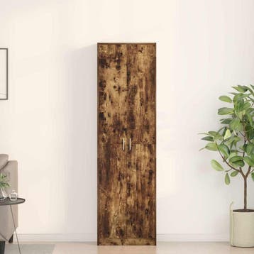 vidaXL Kledingkast Rook Eiken 55 x 25 x 189 cm Bewerkt hout, Verzenden, Nieuw
