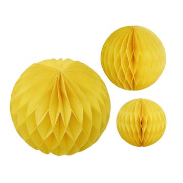 Gele Honeycomb 3st, Verzenden, Nieuw