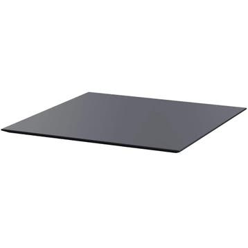 Tafelblad | Zwart | In-/Outdoor | 700x700x12(h)mm VEBA, Verzenden