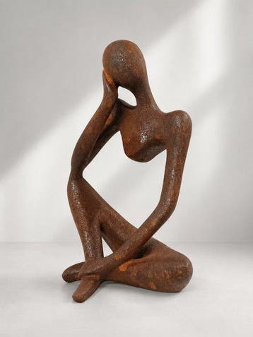 Beeld, metalen zware abstracte afbeelding droomfiguur - 21