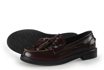 Stefano Lauran Loafers in maat 38 Rood, Kleding | Dames, Schoenen, Verzenden, Overige typen, Zo goed als nieuw, Stefano Lauran