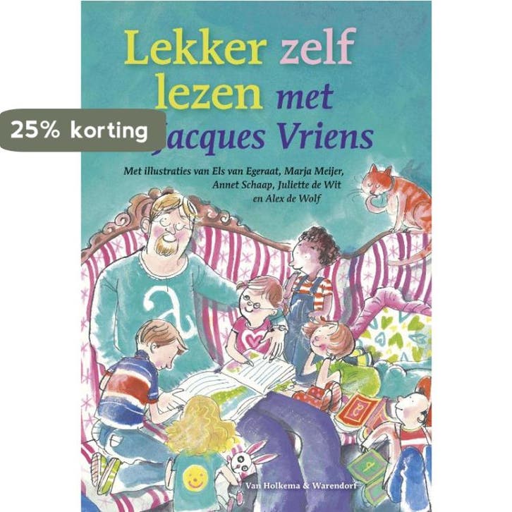 Lekker zelf lezen met Jacques Vriens 9789047506034, Boeken, Kinderboeken | Jeugd | onder 10 jaar, Gelezen, Verzenden