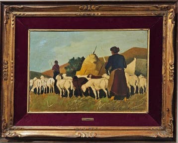 Carlo Domenici (1898-1981) - Verso il pascolo
