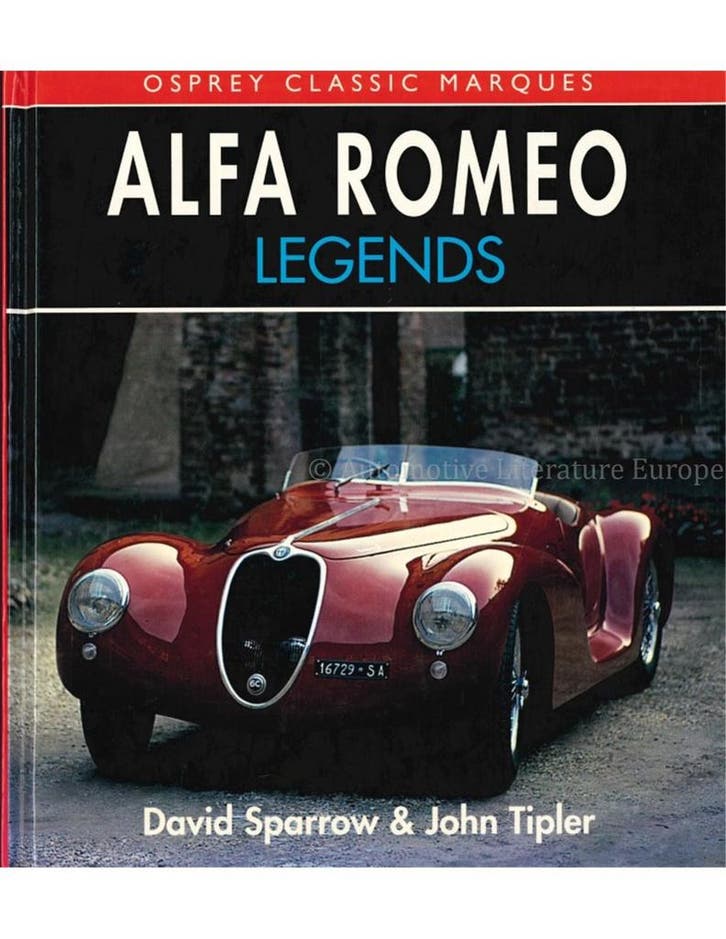 ALFA ROMEO LEGENDS (OSPREY CLASSIC MARQUES), Boeken, Auto's | Boeken