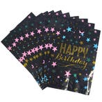 Fako Bijoux - Folie Uitdeelzakjes Happy Birthday - 10 stuks, Divers, Emballage cadeau, Verzenden