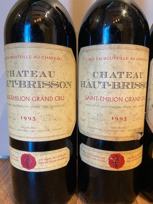 1993 x 3 Chateau Haut-Brisson & 1992 Les Plantes Du Mayne -, Collections, Vins