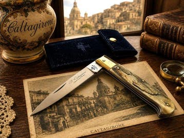 Fraraccio Coltello Fraraccio “Il Caltagirone” – Corno antico