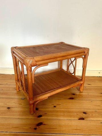 Bijzettafel - Bamboe, Rattan