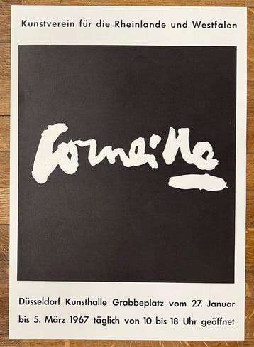 Guillaume Corneille (1928-2010) - Rare affiche sérigraphique