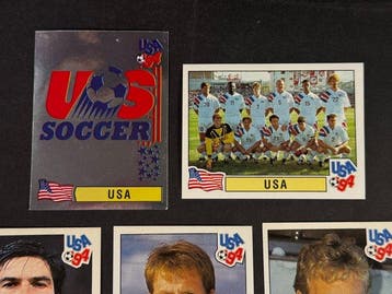 1994 Panini USA 94 World Cup, USA: complete team #16/34 - 19, Nieuw