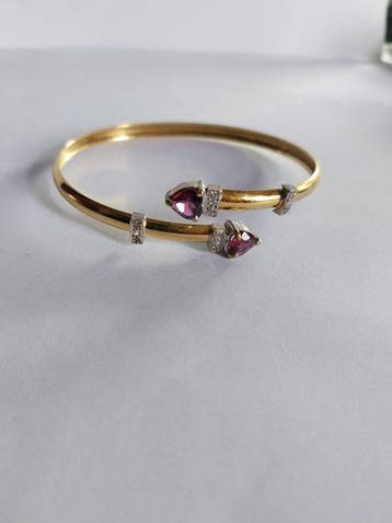 Armband - 18 karaat Geel goud - vintage slang Art Deco, Nieuw