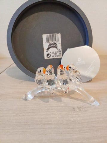 Swarovski - Figuur - Baby Lovebirds 199123 - Box +