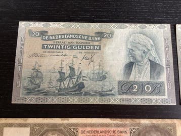 Pays-Bas. - 6 Banknotes - 1930/1942 (Sans prix de réserve)