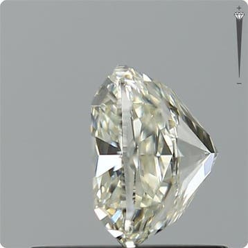 1 pcs Diamant (Natuurlijk) - 1.01 ct - Cushion - L - VVS2 -, Nieuw